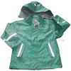 China all over printing PU womens rain jacket